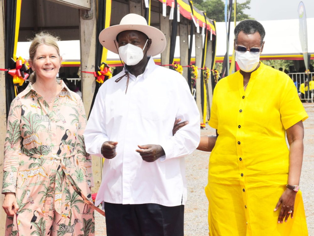 Ambassador of Sweden Hakansson provoked food for thought among ordinary Ugandan women when she asserted "Sweden is still way behind Uganda when it comes to Women representation." Photo Source @ State House