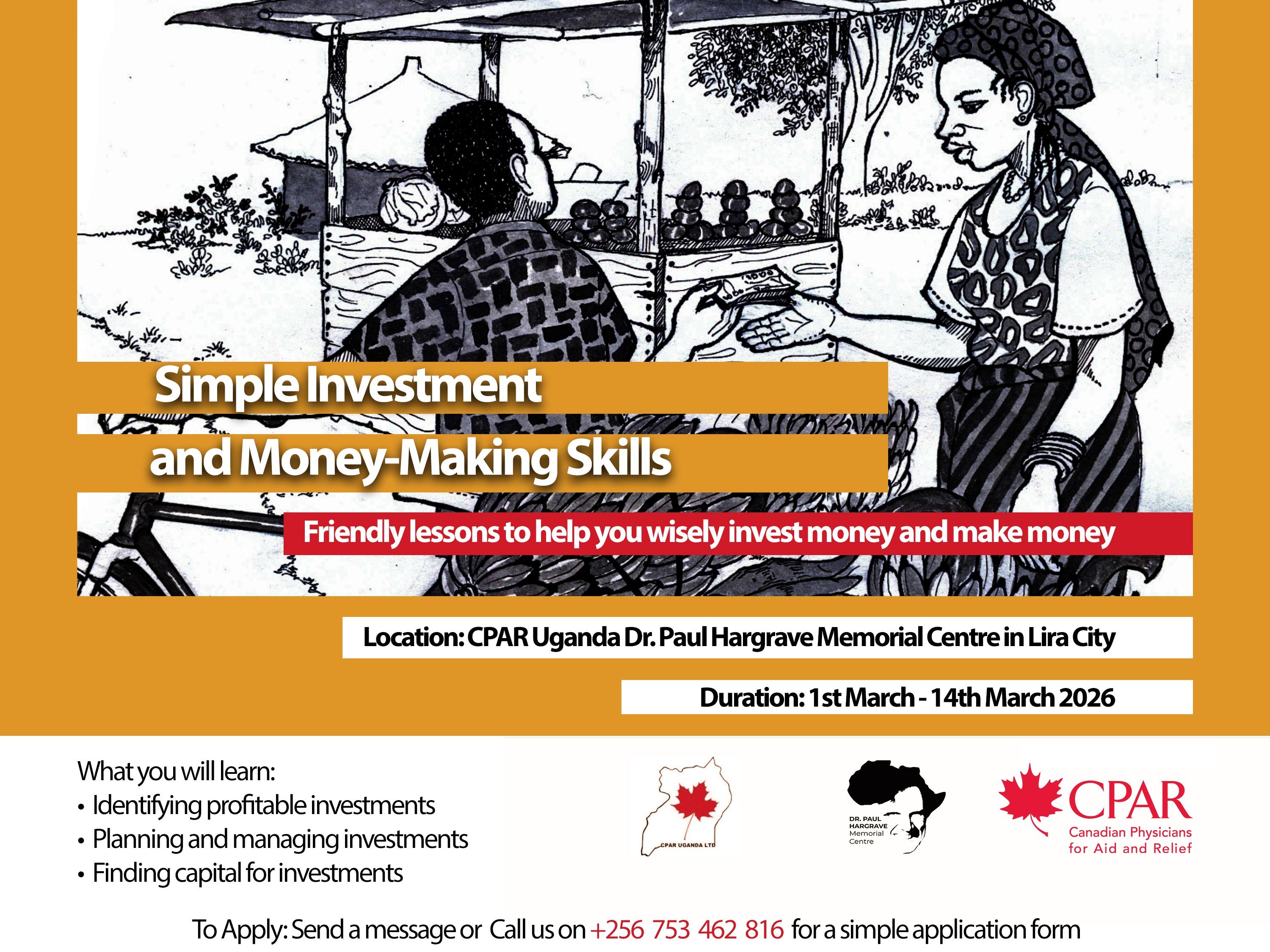 Stimulate the development, dissemination and widespread application of technologies suitable for Uganda is the mission of CPAR Uganda.