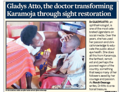 Celebrating Eye Dr. Atto&nbsp;Gladys